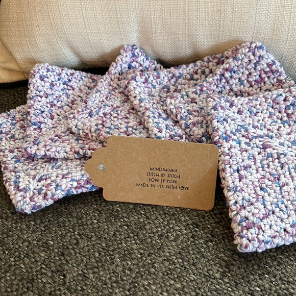 NWT 6 Coasters Made in USA with 100% recycled cotton! Perfect to use as trivet - Picture 2 of 2